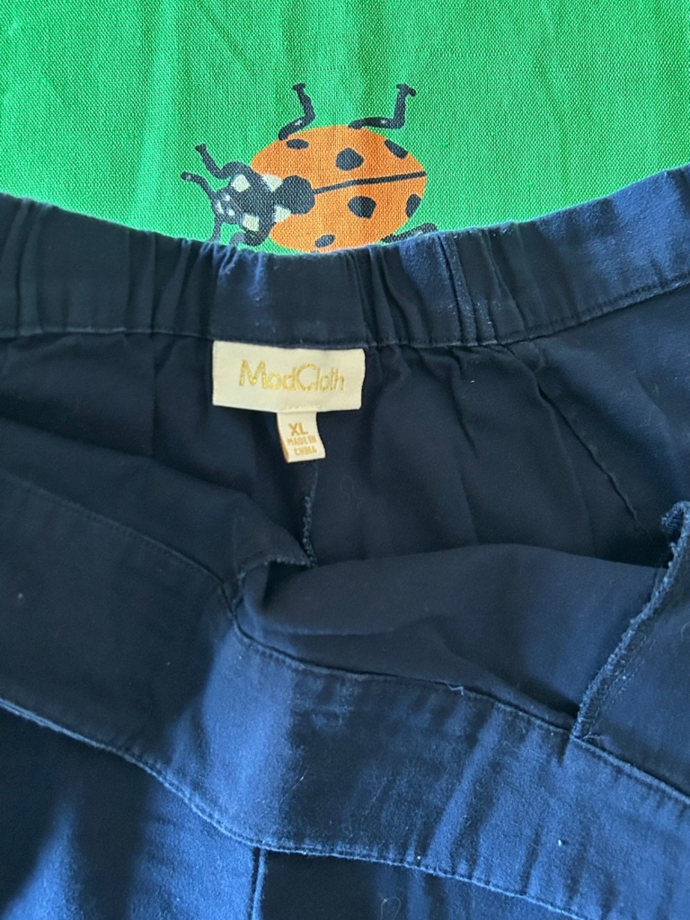 Modcloth High Waist Shorts - Blue - Picture 4 of 4